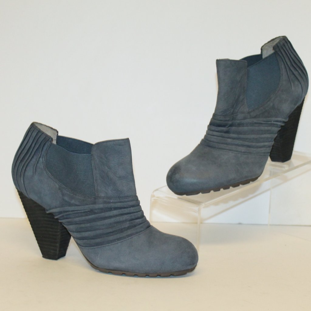 New Vince Camuto "Ruched" Nubuck Bootie Boot